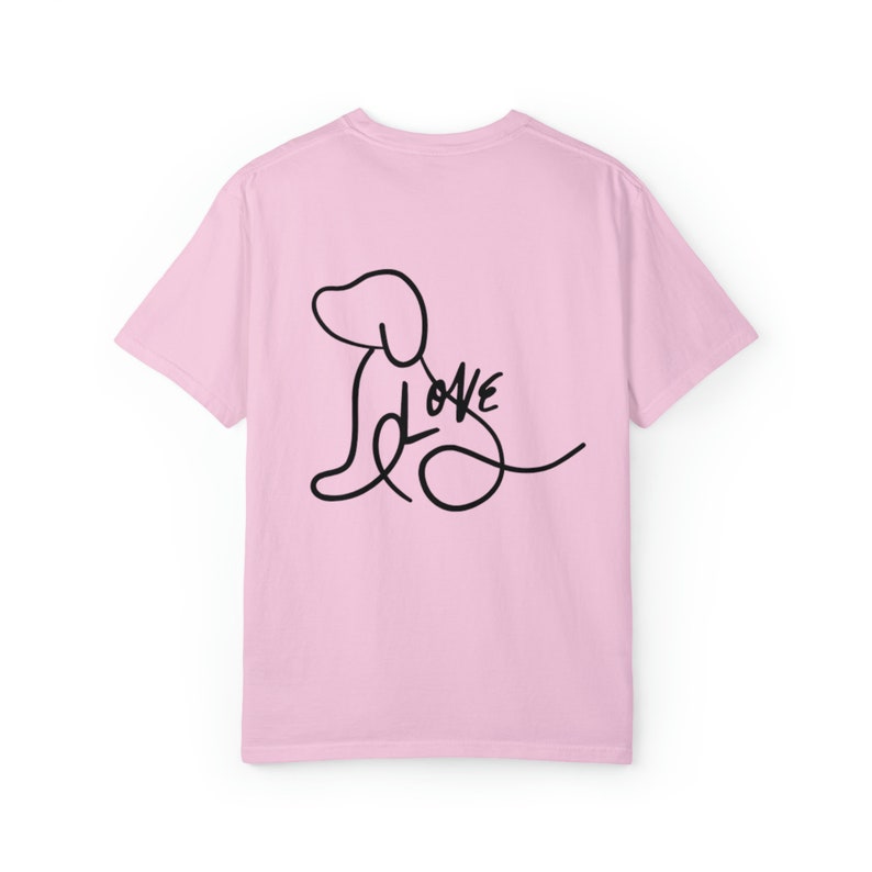 Rescue Dog Mom T-Shirt by Comfort Colors Blossom