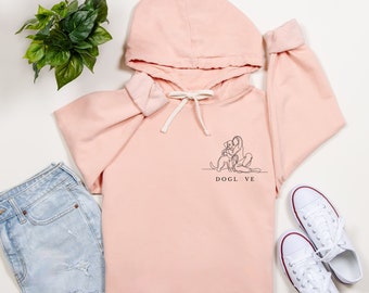 Dog Mom Hoodie: Comfort Colors Cotton Blend, Dog Lover Gift