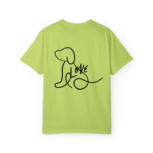 Rescue Dog Mom T-Shirt by Comfort Colors Kiwi