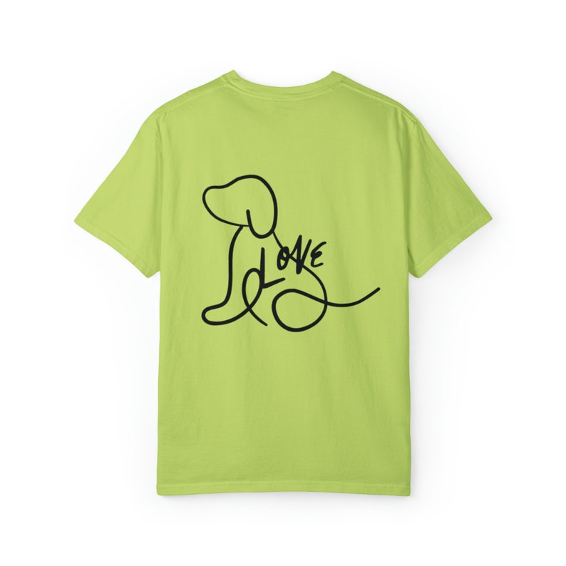 Rescue Dog Mom T-Shirt by Comfort Colors Kiwi