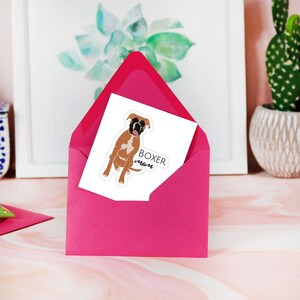 Boxer Mom Aufkleber