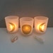 Witchy Triple Goddess Moons Votive Candle Holders for Ritual, Meditation, Altar, Sacred Space 