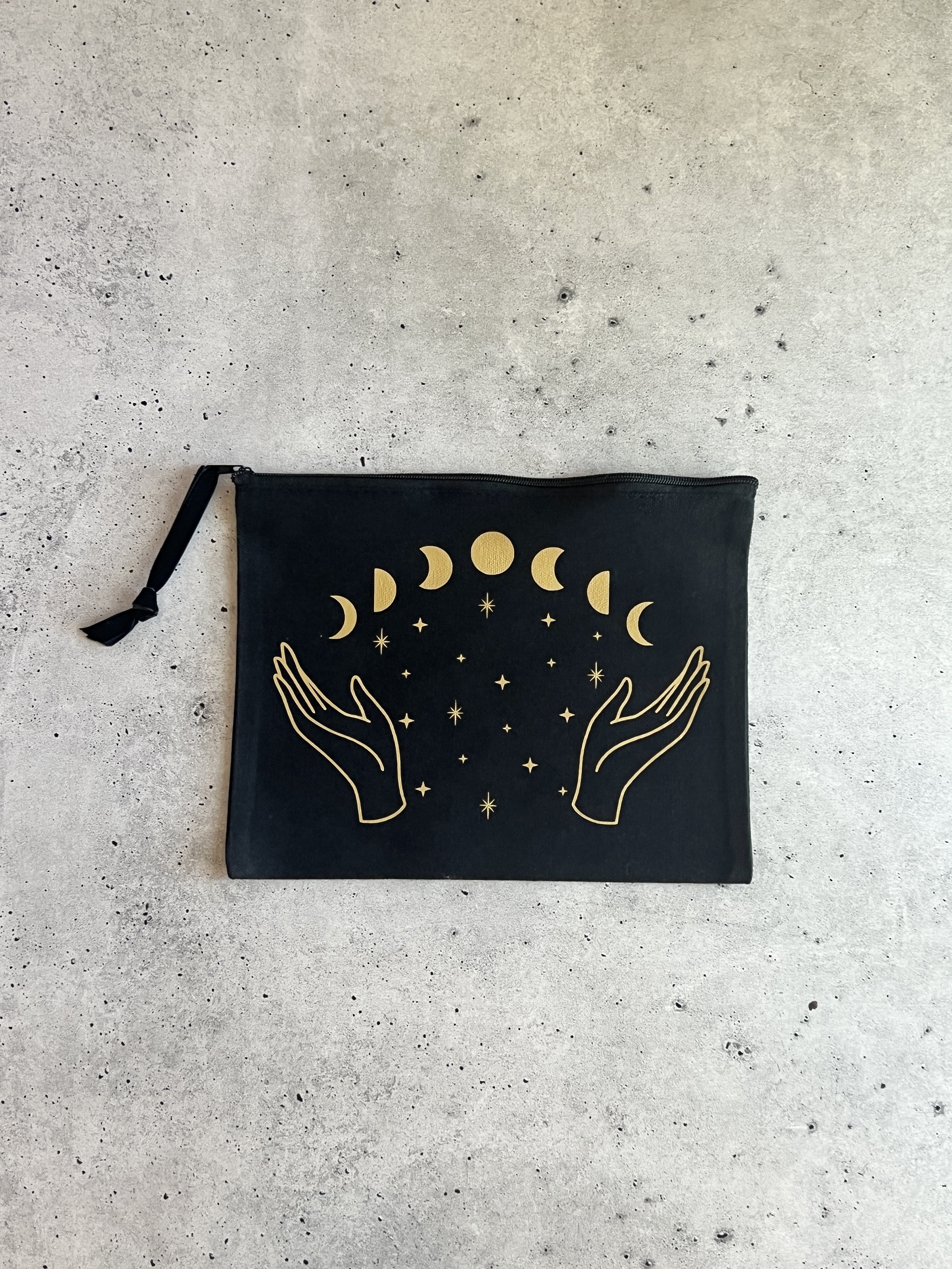 Moon Witch Zipper Pouch Bag for Tarot Cards, Crystals, Ritual Tools - Etsy