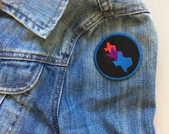 Turn Texas Blue Democrat Jacket Patch for Gun Control Midterm Elections