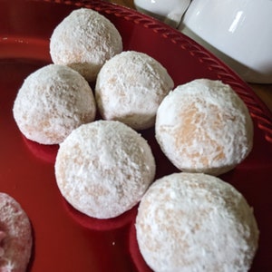 Fake cookies on a plate for christmas photos