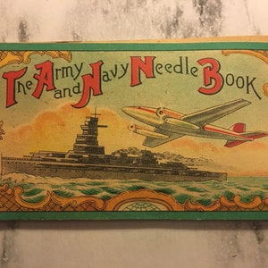 Vintage 1940 Army Navy sewing kit.