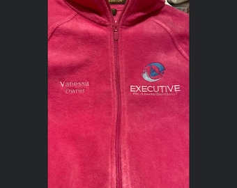 Custom Embroidered Fleece Men’s Jacket