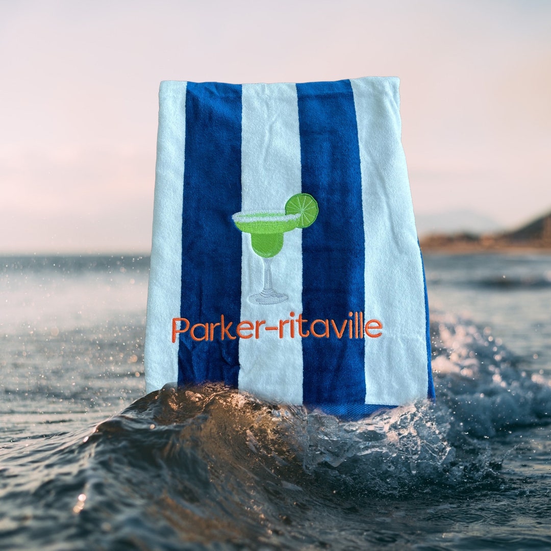 Cabana Towels Personalized- “Boinski” with cartoon