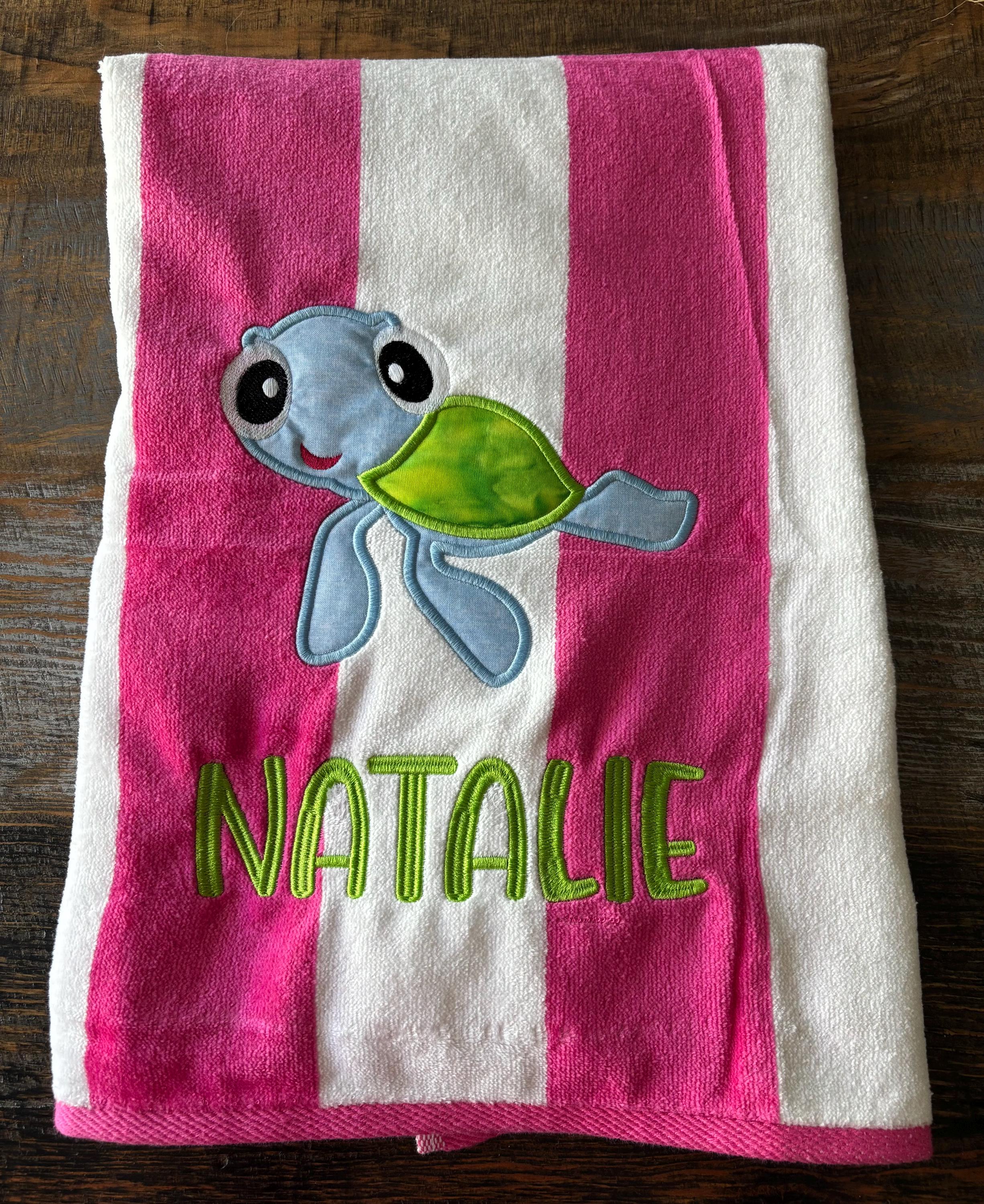 PinkSheep Kids Hooded Beach Towel - Turtle Design, 400 GSM Cotton, Poncho Style With Sleeves For Ages 3-6 - View #12