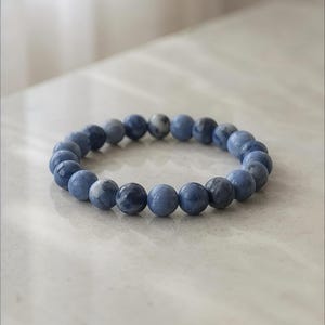 Sodalite Gemstone Stretch Bracelet