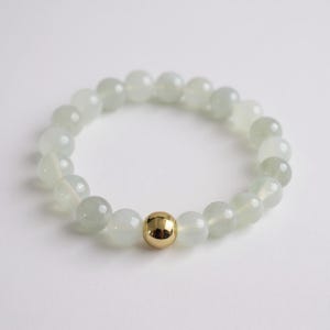 Moonstone Gemstone Stretch Bracelet