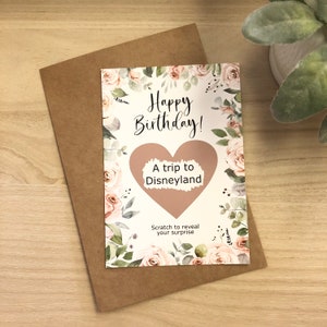 Carte à gratter personnalisée avec message personnel pour toutes les occasions : anniversaire, anniversaire, remise des diplômes, cadeau de mariage, surprise, Saint-Valentin