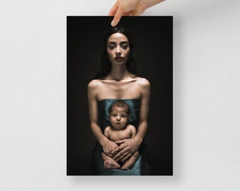 Mother and Child - Fine art print of the Virgin Mary