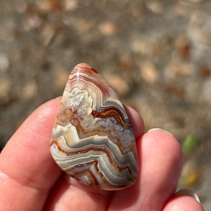 Crazy lace agate cabochon