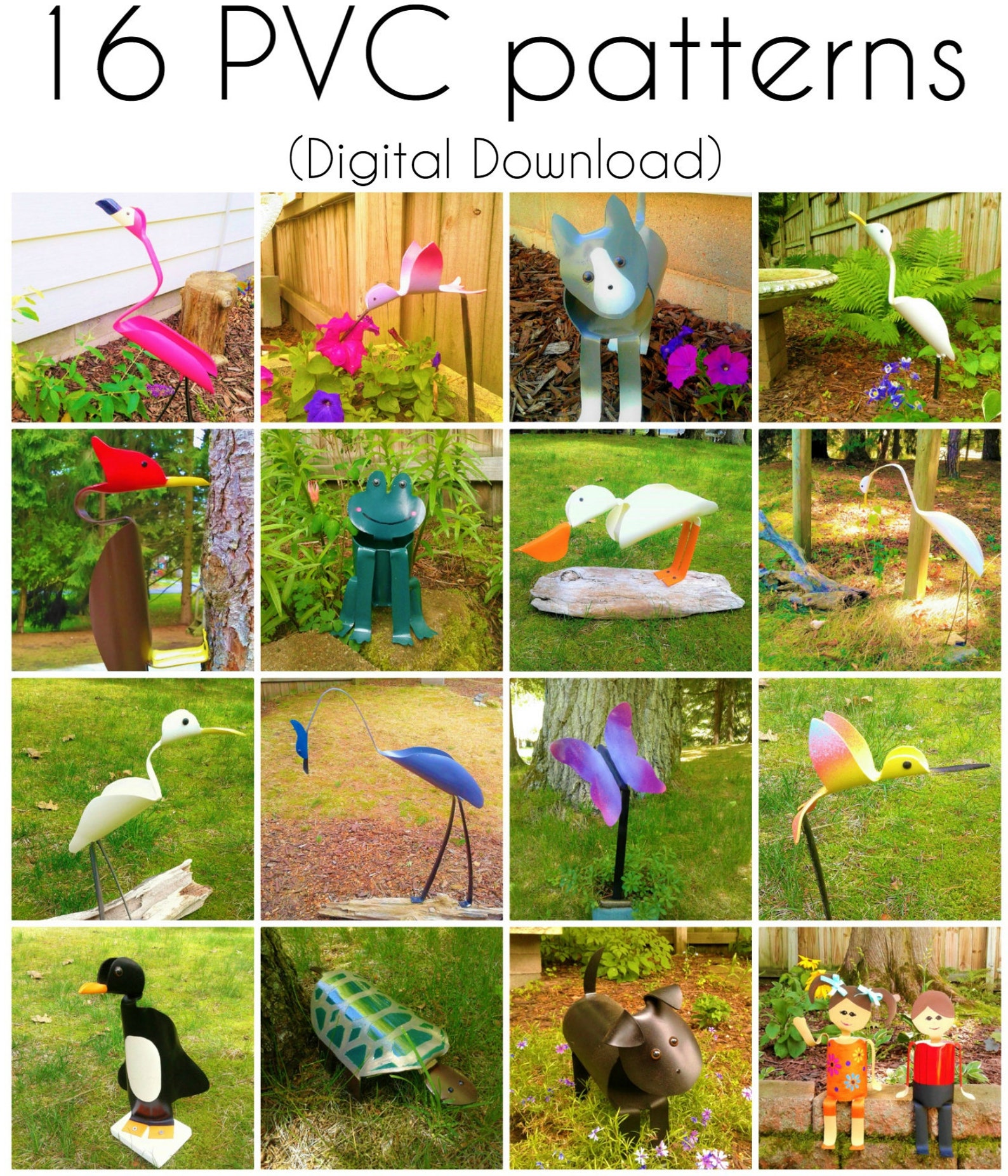 16 Printable PVC Pipe Patterns Instant Digital Downloads PDF How to