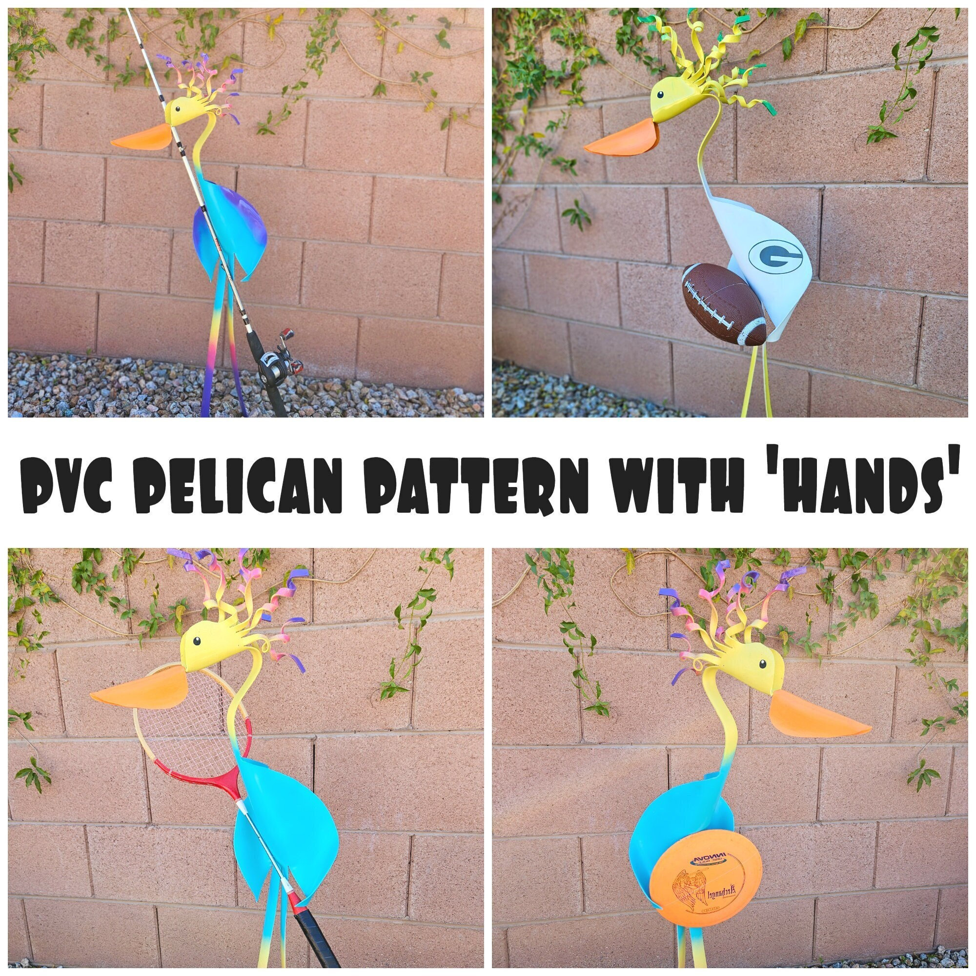 Favorite Printable PVC Pipe Bird Pattern Crazy Haired Egret With hands to Hold Items Digital Download Pvc Pipe Birds - Etsy