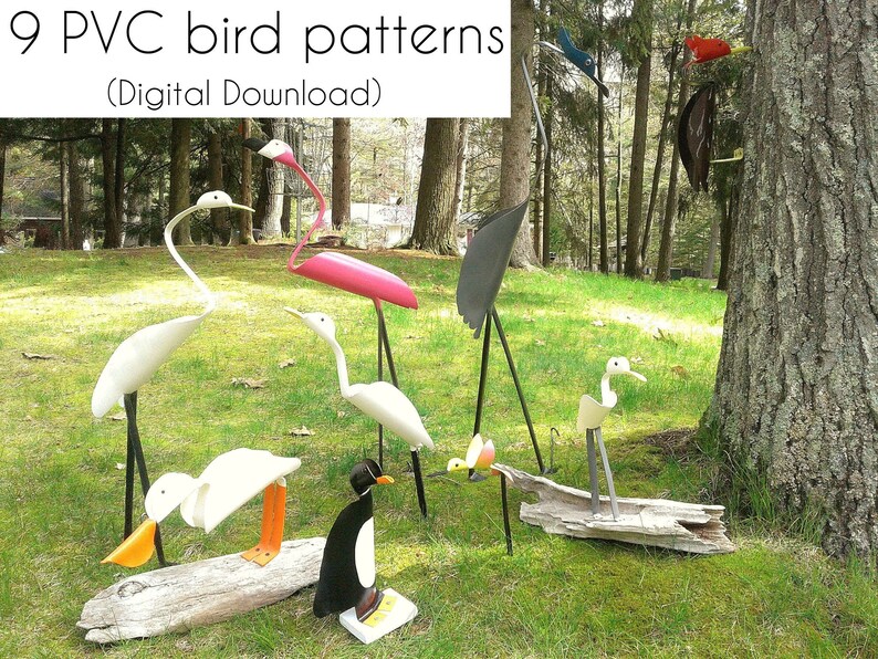 PDF Printable PVC Patterns 9 PVC pipe bird patterns and Etsy