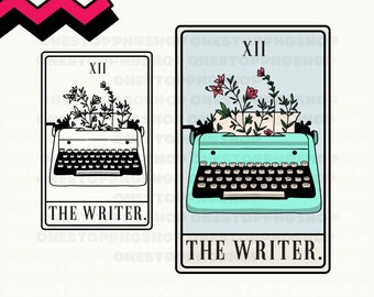 The Writer Tarot Card PNG, Author Tarot Card SVG, The Writer, Future Bestselling Author PNG, Writer Svg, Author Png, Published Author