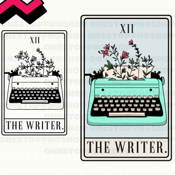 The Writer Tarot Card PNG, Author Tarot Card SVG, The Writer, Future Bestselling Author PNG, Writer Svg, Author Png, Published Author