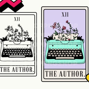 The Author Tarot Card PNG, Writer Tarot Card SVG, The Writer, Future Bestselling Author PNG, Writer Svg, Author Png, Published Author
