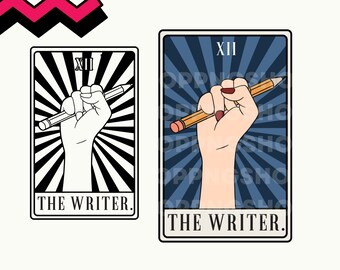 The Writer Tarot Card PNG, Author Tarot Card SVG, The Writer, Future Bestselling Author PNG, Writer Svg, Author Png, Published Author