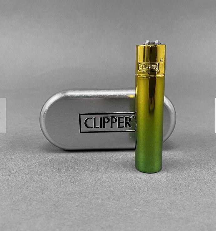 1 X Full Size Refillable Metal Clipper New Collection Lighter 