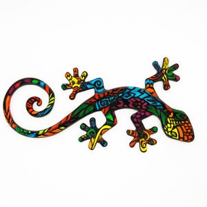 Colorful Wall Geckos – Lizard Wall Hanging | Garden or Indoor Decor