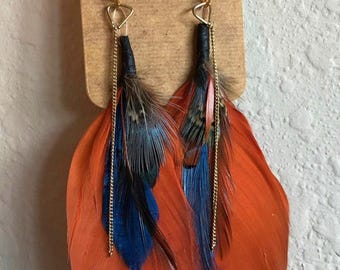 Boho Feather Earrings