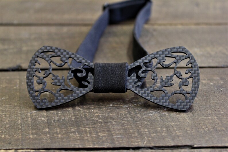 Carbon Fiber Bow Tie Exclusive Handmade Bow Tie with Cotton Etsy