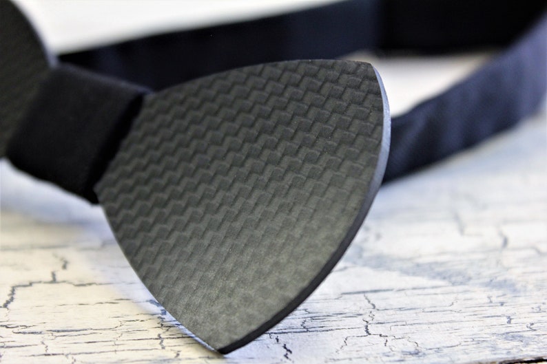 Carbon Fiber Bow Tie Exclusive Handmade Bow Tie with Cotton Etsy