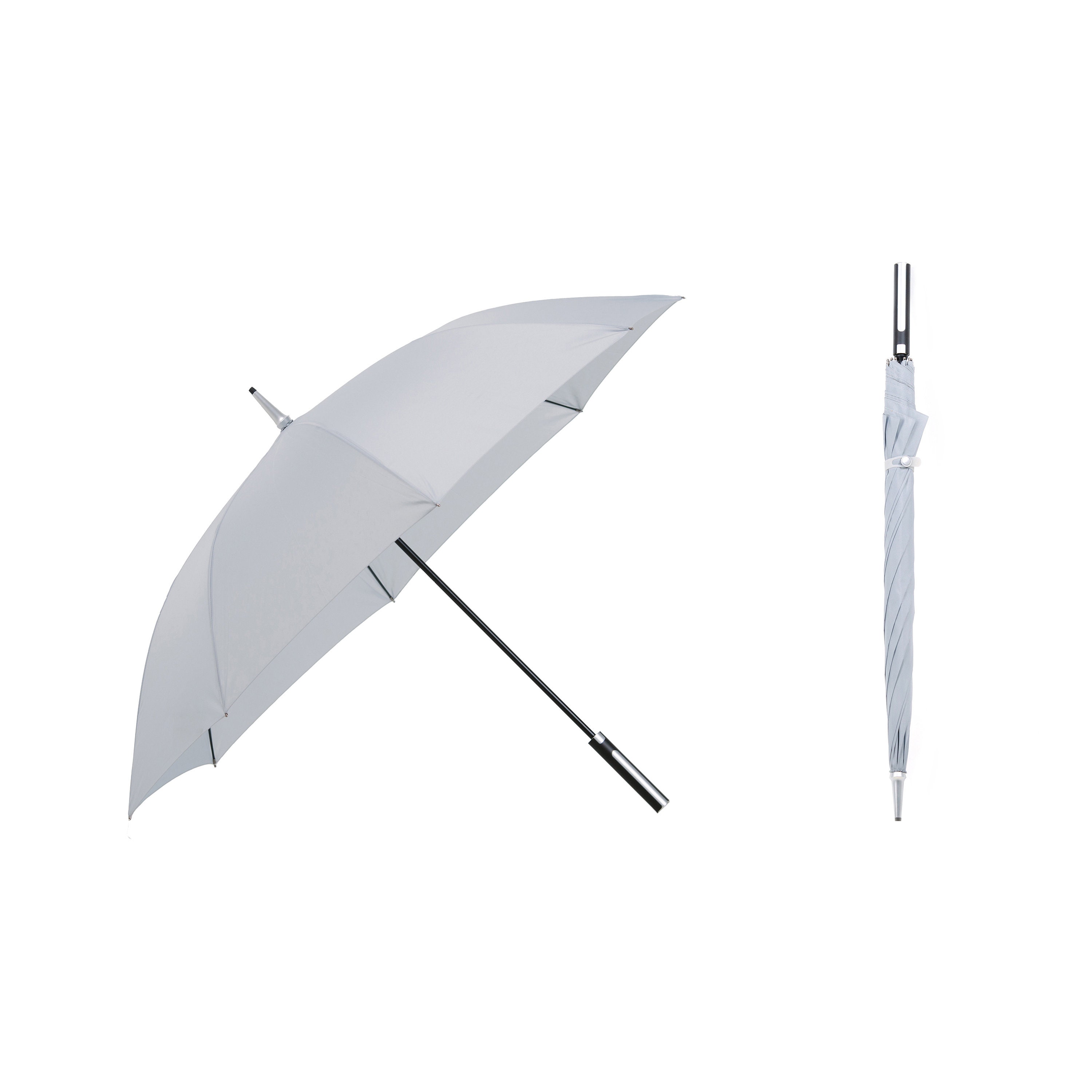 Krago Auto Open 8 Ribs 55 Inch Fiberglass Straight Umbrella | INDIA