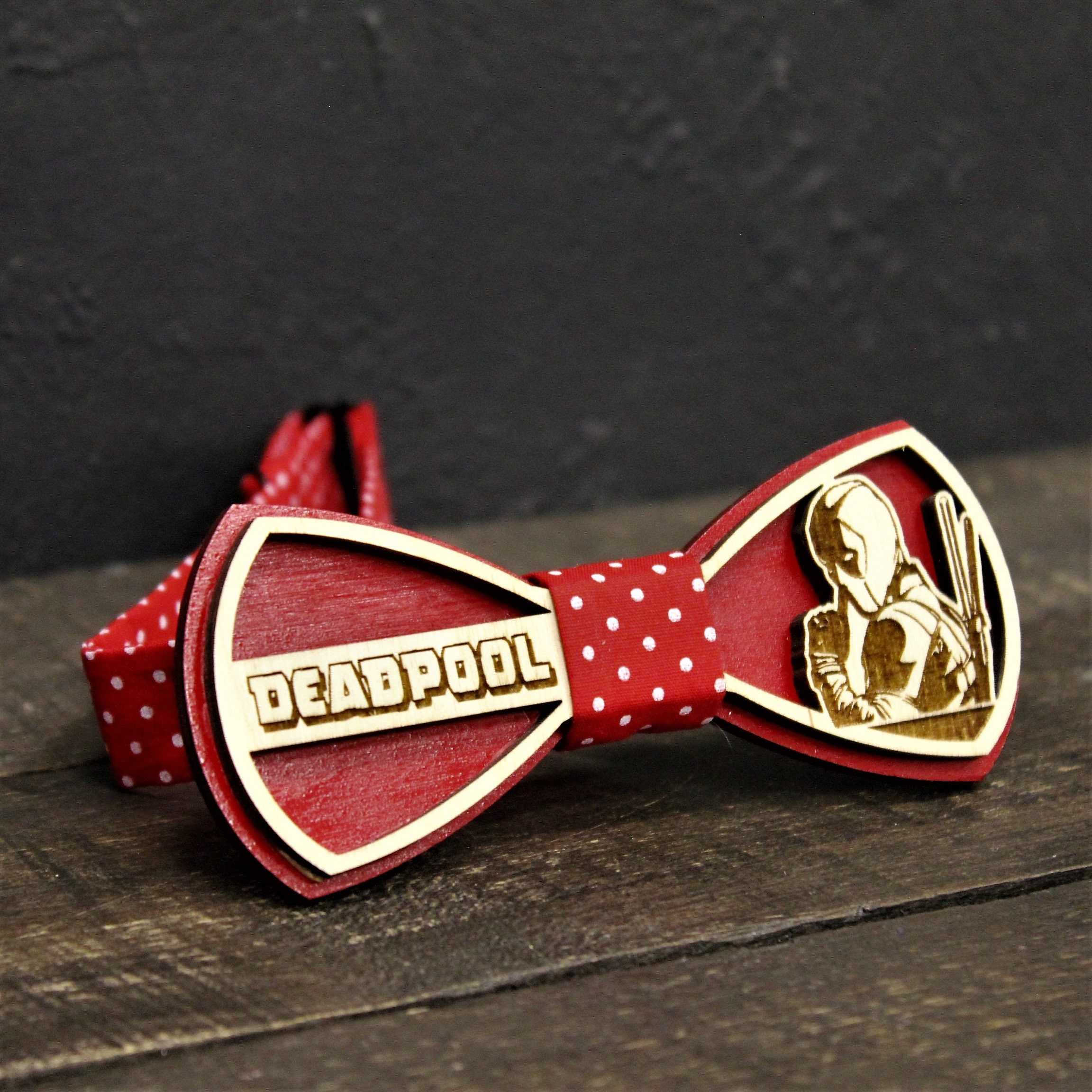 deadpool bow tie
