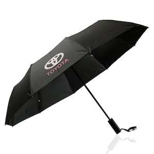 Krago Windproof Auto Open Close Folding Umbrella - Travel umbrella with Automobile Logo and Car Tire Design