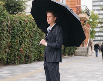 Paraguas de golf personalizado con logo, 10 varillas, regalo para profesores, paraguas extragrande de 140 cm (55 pulgadas).