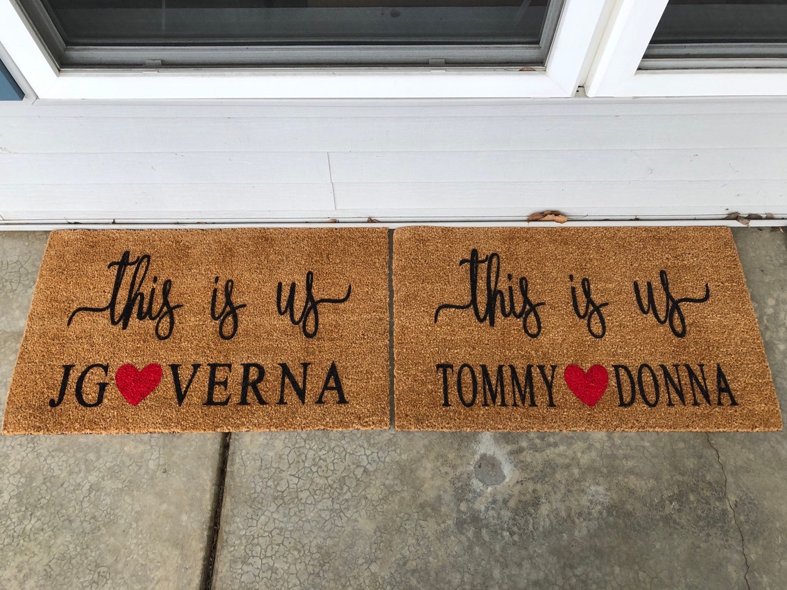 Personalized This is Us Door Mat Doormat Etsy