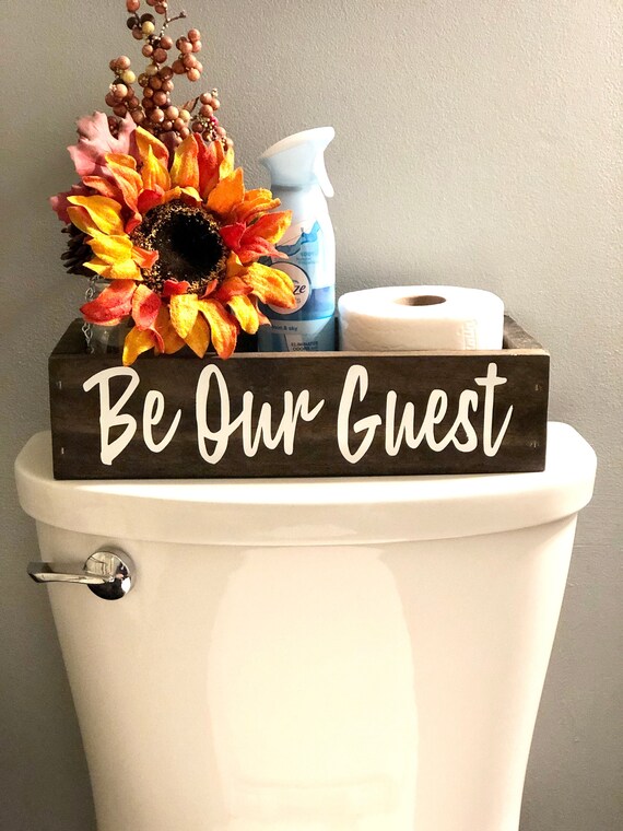 Bathroom Toilet Storage Box Bathroom Caddy Toilet Paper Etsy
