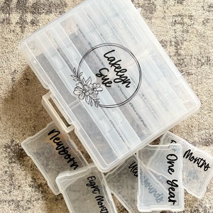 Photo Keeper Storage Bin, Photo Keeper Box, Personalized Photo Storage