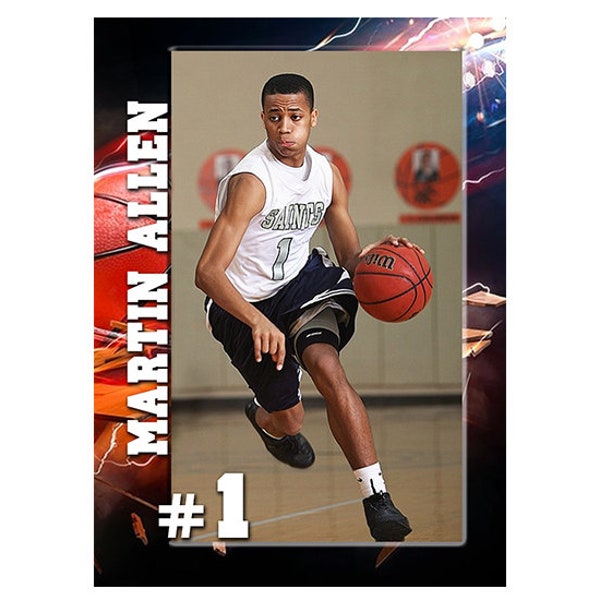 Custom Personalized Sport Trading Cards/ Basketball Trading Cards / Team Sport Trading Cards / Custom Trading Cards
