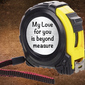 Custom Personalized Tape Measure/ Great Valentine's Gift/ Father's Day/Any Day Unique Gift/Add Your Logo/ Favorite Photo