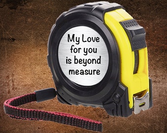 Custom Personalized Tape Measure/ Great Valentine's Gift/ Father's Day/Any Day Unique Gift/Add Your Logo/ Favorite Photo