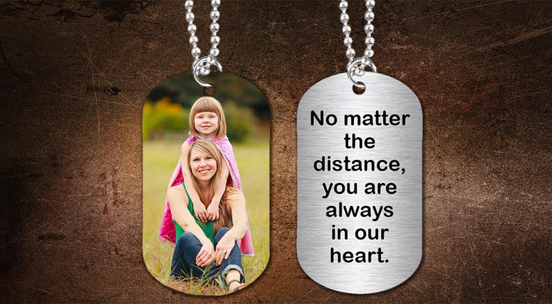 SPECIAL OFFER Custom Personalized Dog Tag Stainless Steel Necklace with Your Picture,Text/Military,Birthday,School,Team,Anniversary,Keepsake 