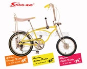 Schwinn Sting-Ray Bike Vintage Advertising Poster
