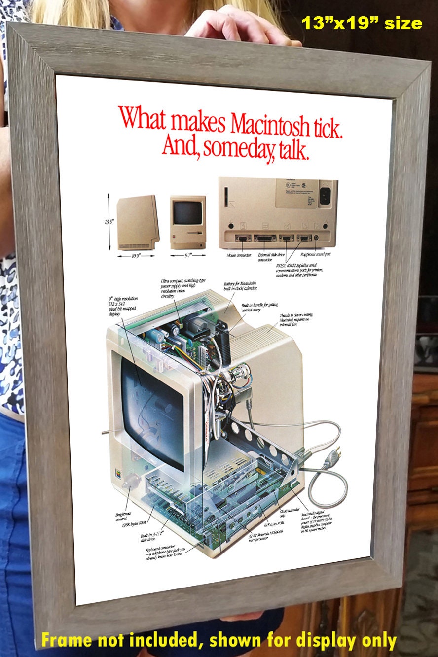 muku　Apple Poster Vintage Apple 