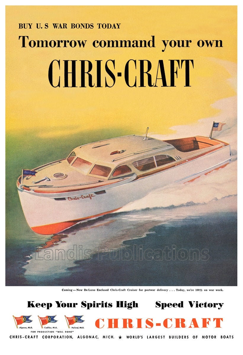 Vintage Chris Craft Algonac, Michigan Case Mate Tough Phone Cases Vintage Chris Craft Algonac, Michigan Case Mate Tough Phone Cases