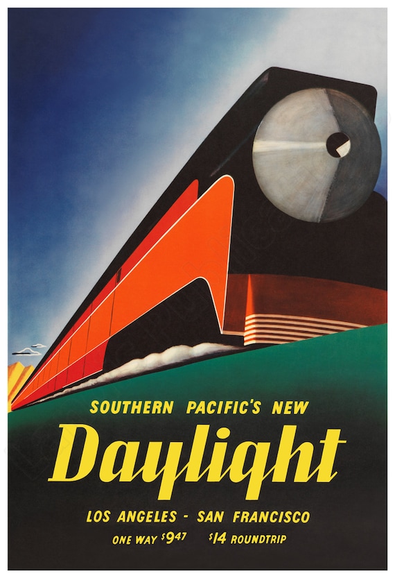 SOUTERN PACIFIC LINES デイライト看板｜アンティーク雑貨