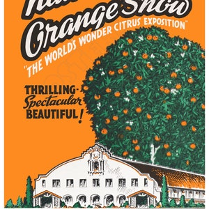 National Orange Show - 1942 Advertising Poster