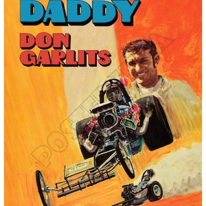 1971 Big Daddy Don Garlits NHRA Drag Racing Poster
