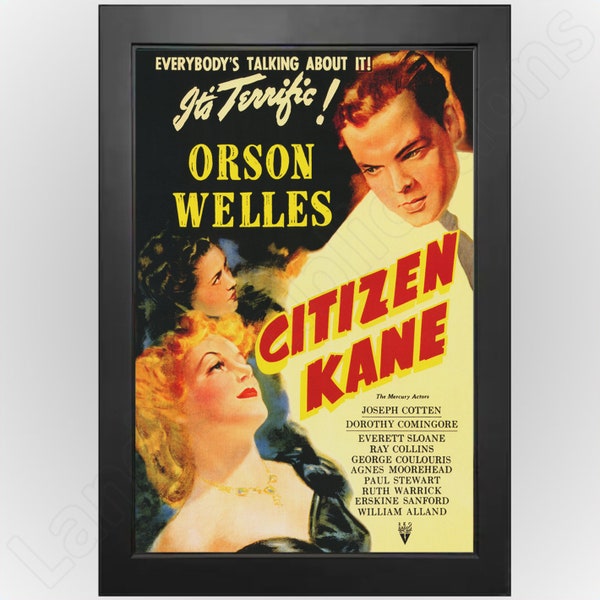 Citizen Kane - Classic 1941 Theatrical Release Poster