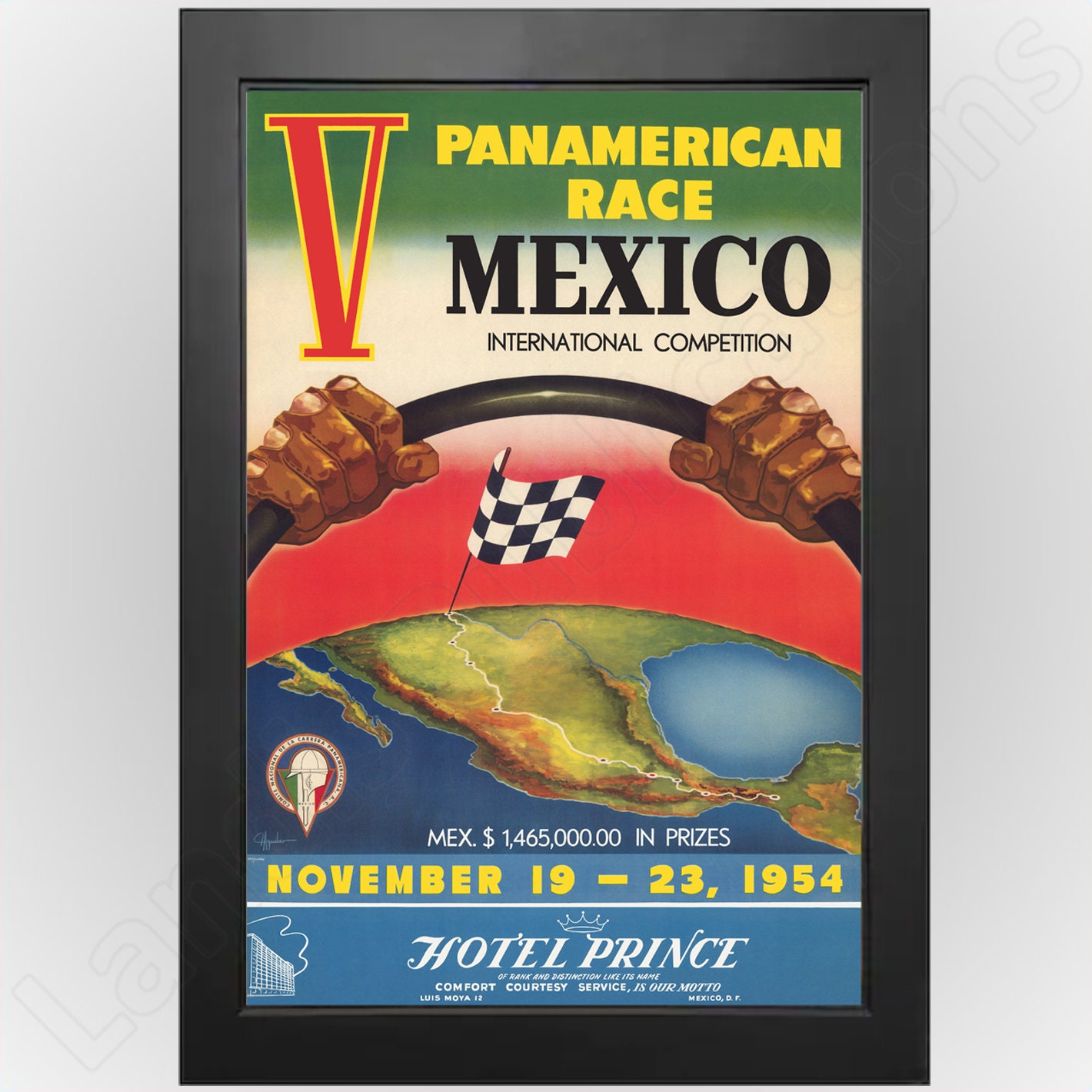 Pan American Rally/race Carrera Panamericana Mexico 1954 - Etsy