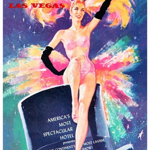 Las Vegas Stardust Hotel Awesome 1958 Vintage-Style Poster